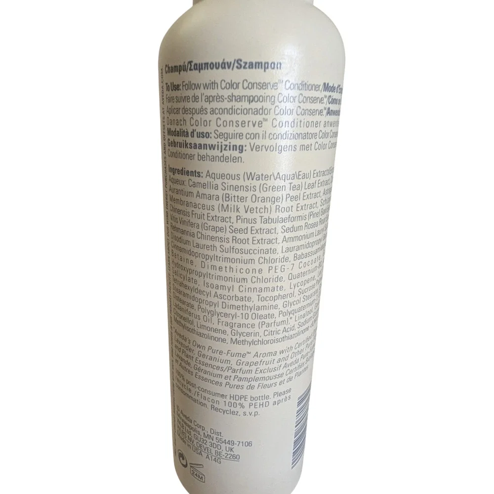 Aveda Color Conserve Shampoo 8.5 oz New Discontinued Hard to Find